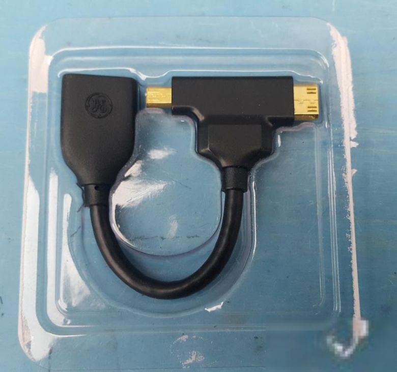 НОВИЙ АЛЕ  РОЗПАКОВАНИЙ ПЕРЕХОДНІК   GE Mini + Micro HDMI to HDMI Adapter USA поставка - фото фото фото 4