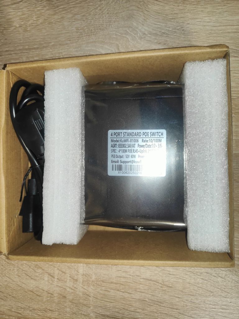 KUWFI PoE switch комутатор. Модель KUWFI-X1006 - фото фото фото 2