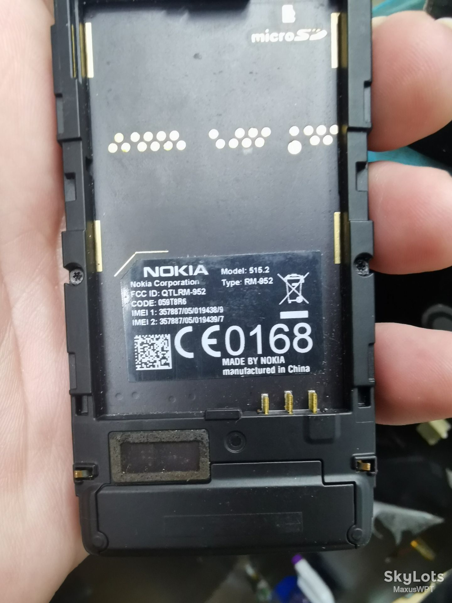 #892 Sklad Nokia 515 515.2 black sklad - фото фото фото 1