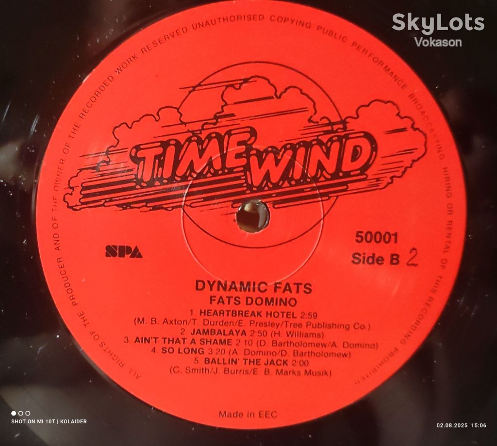 Fats Domino  2lp  NM/EX/EX - фото фото фото 4