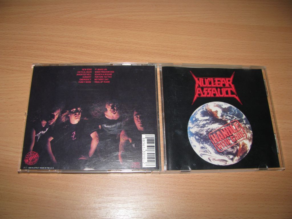 NUCLEAR ASSAULT - Handle With Care   (1989 In-Effect 1st press,USA) - фото фото фото 0