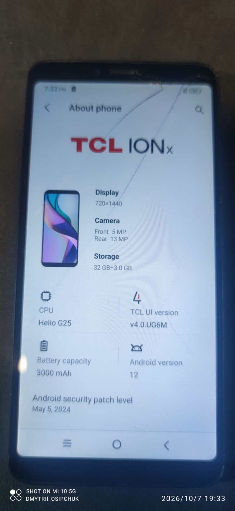 Мобільний телефон TCL IONx - фото фото фото 1
