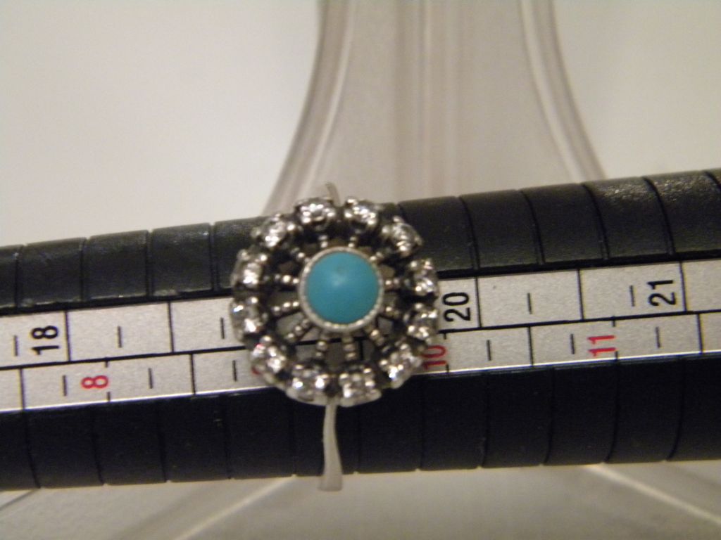 Кольцо Серебро 925 проба Бирюза №771 - фото фото фото 7