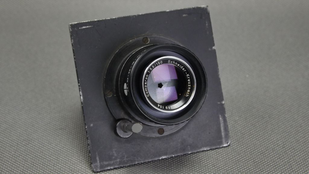 Schneider-Kreuznach Comparon 150mm/5,6 установленный на доску для карданных камер Вживане - фото фото фото 1