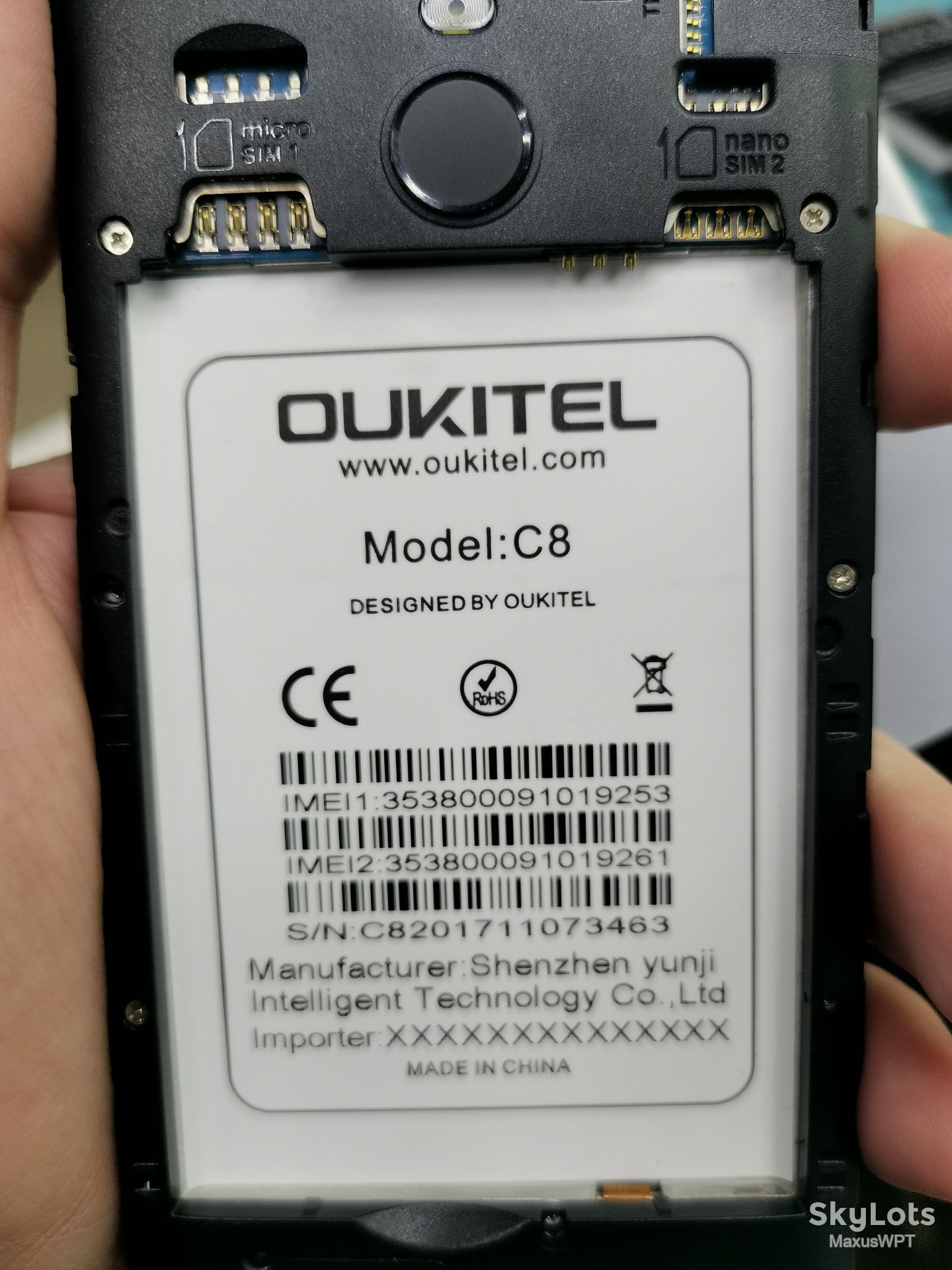 #190 Sklad Oukitel C8 pink - фото фото фото 1