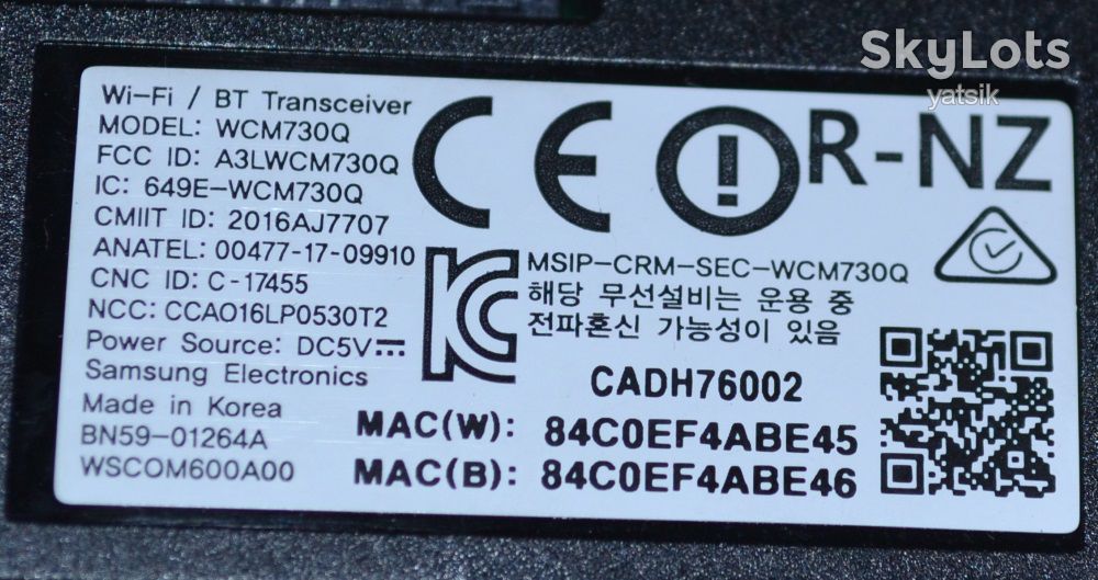 SAMSUNG  WI-FI MODULE WCM730Q - фото фото фото 1