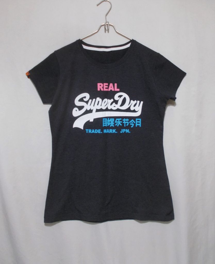 Футболка черная Superdry 46-48р - фото фото фото 0