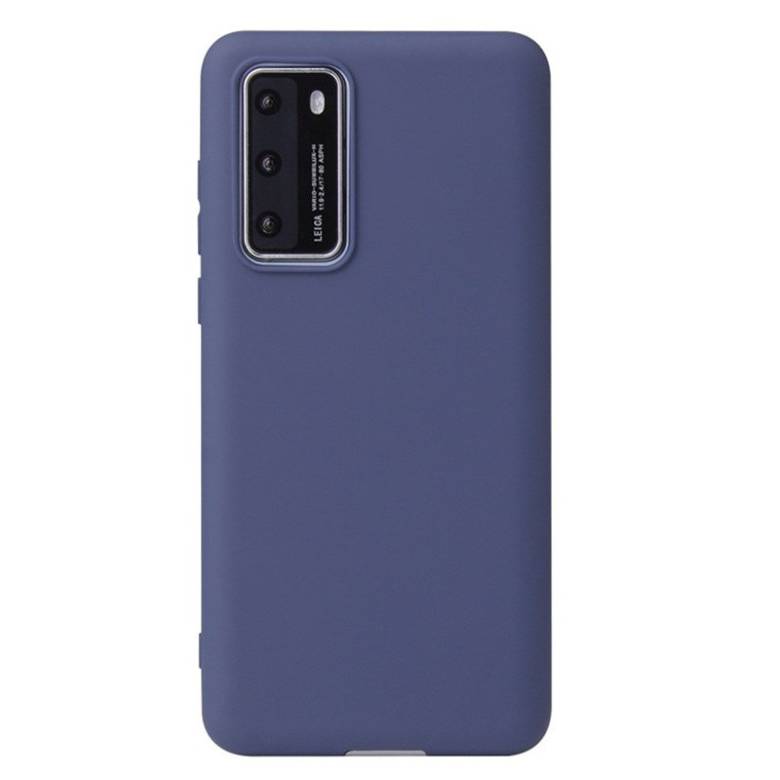 Чохол Soft Touch для Huawei P40 Pro силікон бампер темно-синій - фото фото фото 1