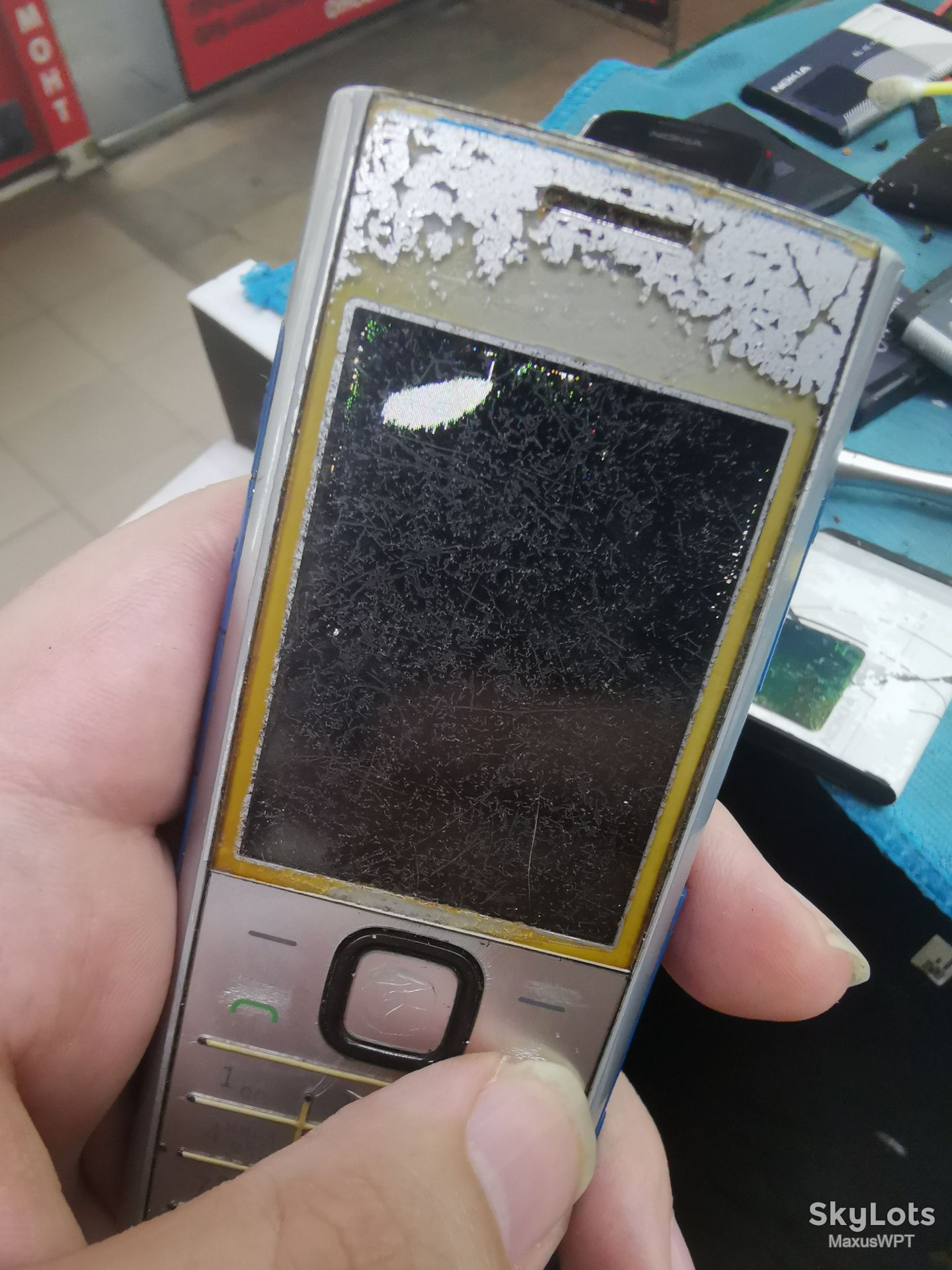 #737 Sklad Nokia X2 00 silver - фото фото фото 1