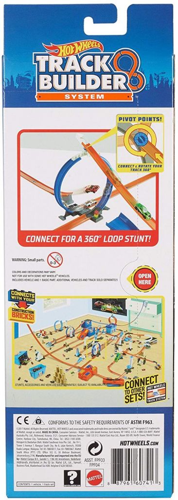 Трек Хот вилс кольцо петля Hot Wheels Track Builder Loop Accessory - фото фото фото 3