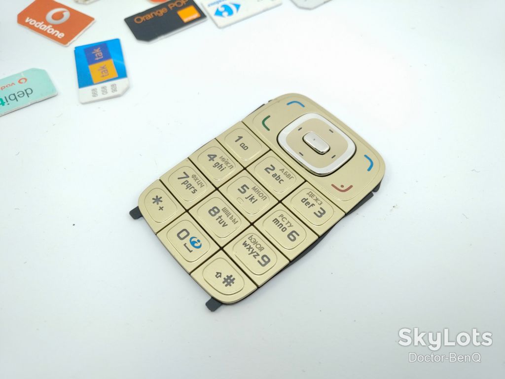 Кнопки клавіатура для Nokia 6131 Gold - фото фото фото 1
