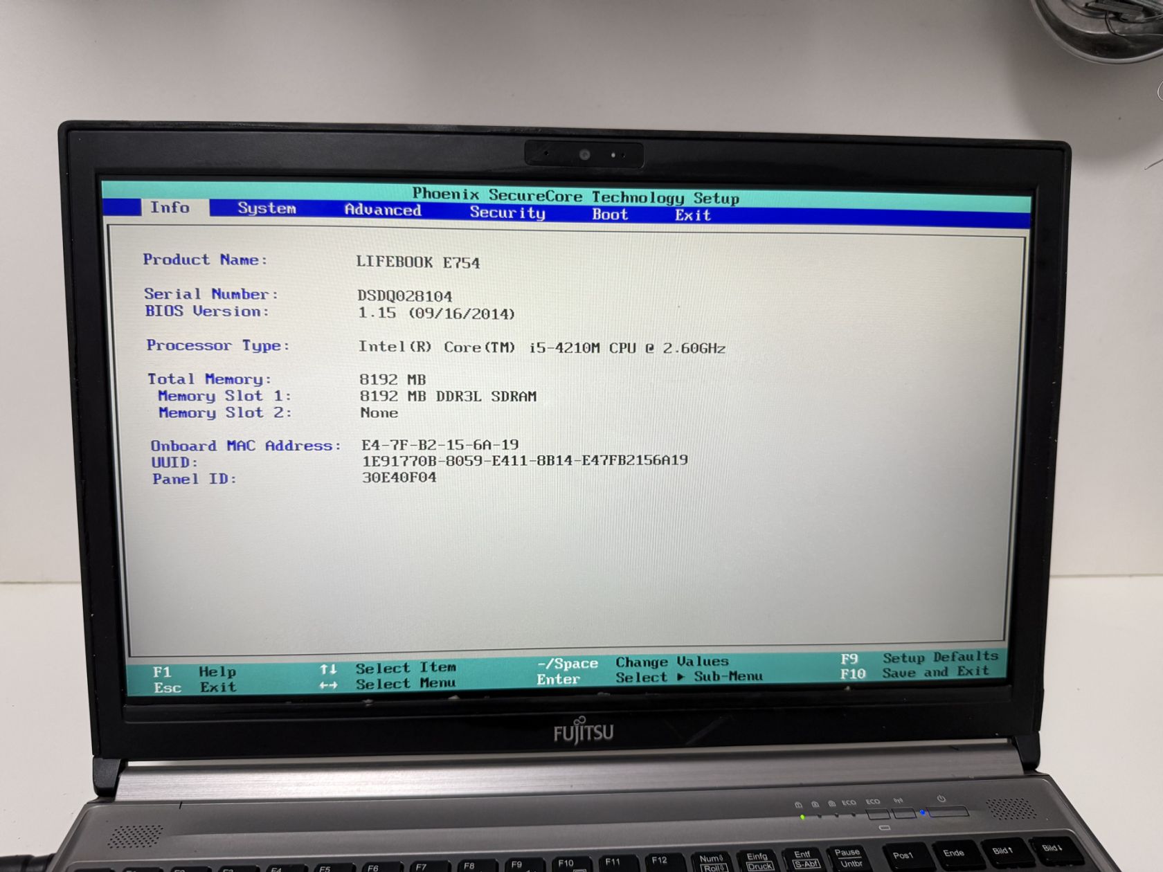 Ноутбук Fujitsu E754 Intel Core i5-4210U DDR3-8GB ID 00242 - фото фото фото 6