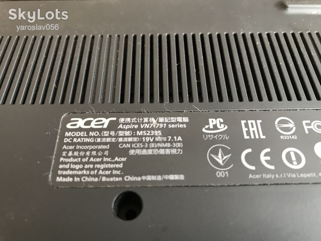 Запчастини Aspire VN7-791G-50XC - фото фото фото 3