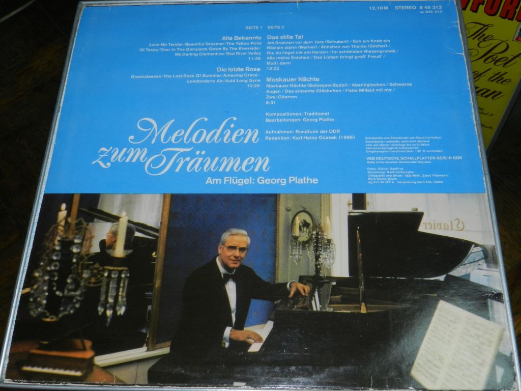 LP  Musik Zum Traumen Am Flugel : Georg Plathe - фото фото фото 3