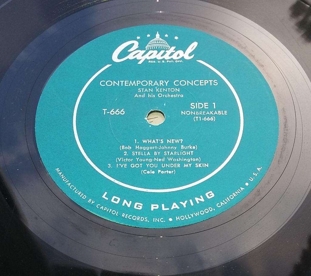 STAN KENTON Contemporary Concepts LP VG+/G+ - фото фото фото 2