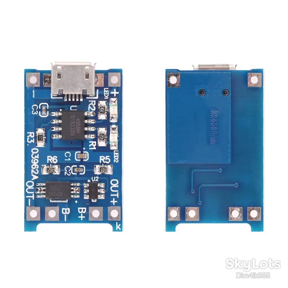 Модуль заряда Li-ion аккумуляторов TP4056 Micro-USB с защитой - фото фото фото 4