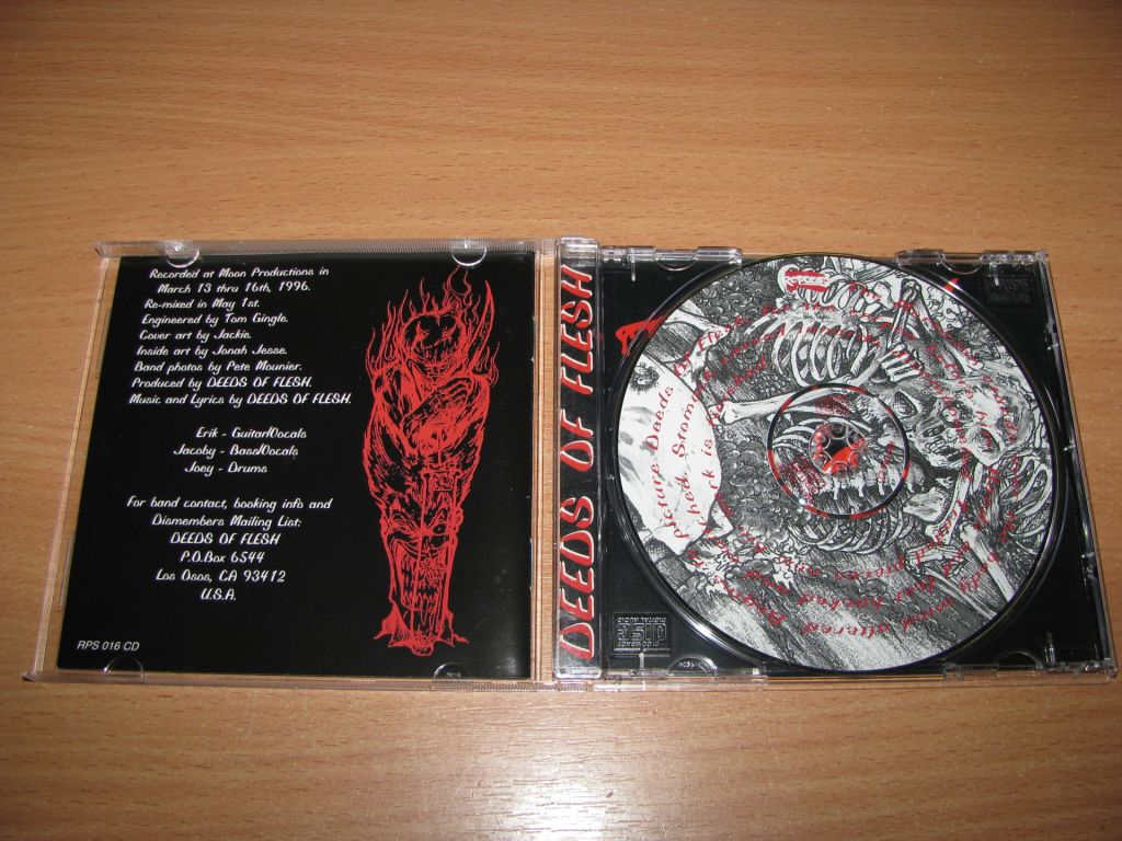 DEEDS OF FLESH - Trading Pieces  (1996 Repulse 1st press) - фото фото фото 1
