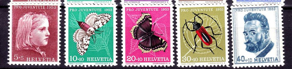 NM Фауна  Швейцария 1953 г MNH - - фото фото фото 0