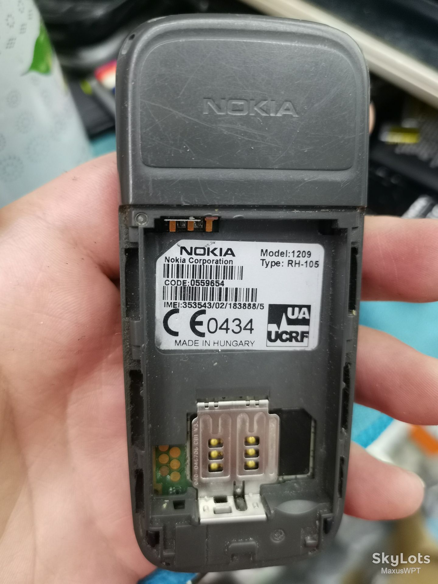 #733 Sklad Nokia 1209 blue buzzer x - фото фото фото 3