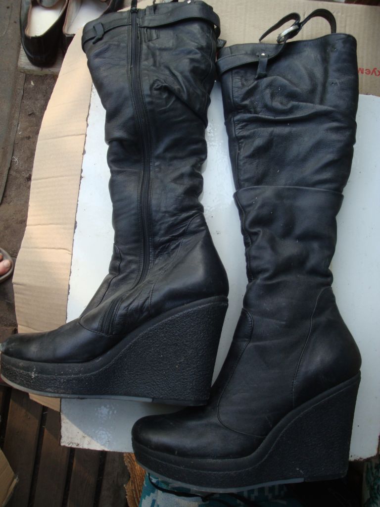 Чоботи жіночі   (б/у) - фото фото фото 1