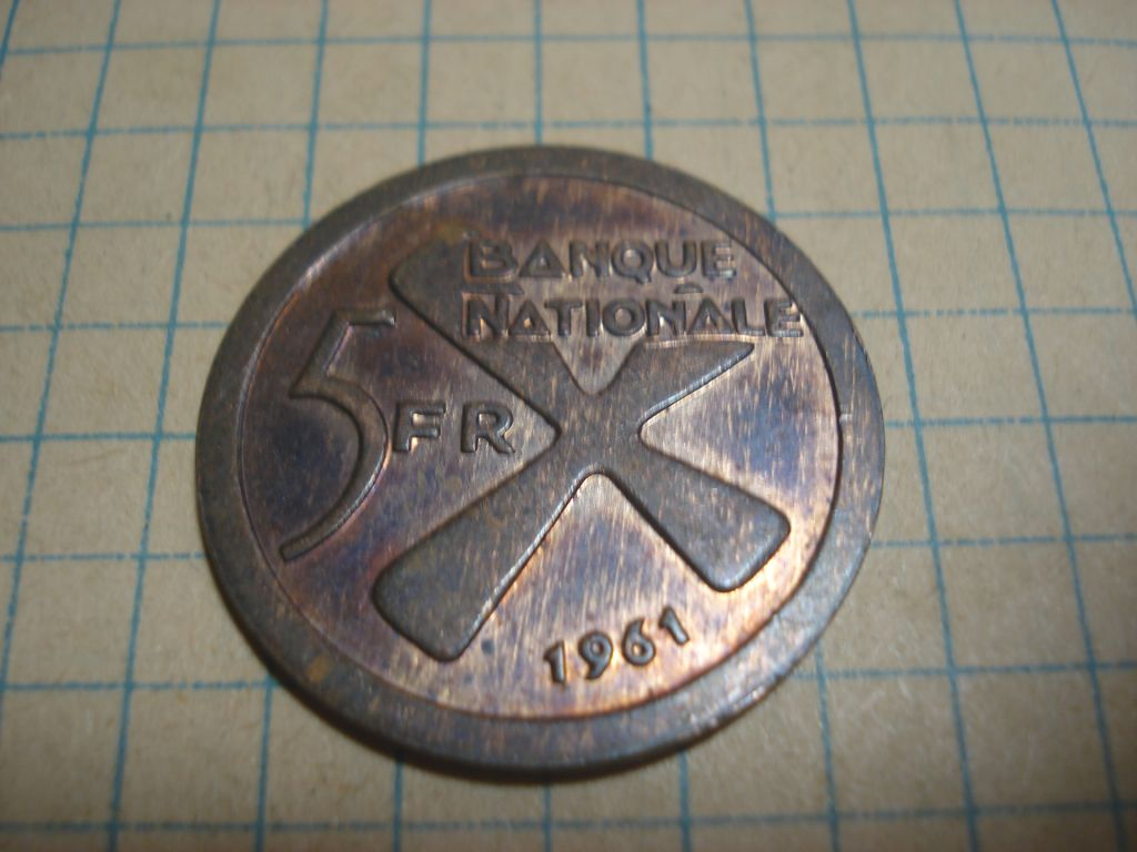 5фр 1961 Катанга - фото фото фото 1
