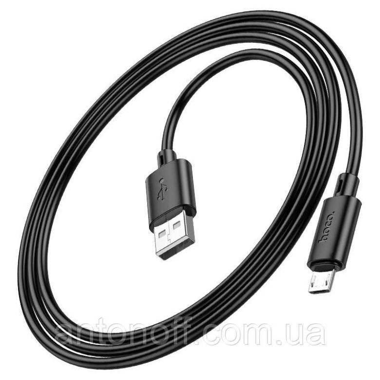 Кабель Hoco X88 Micro-USB - USB (2.4А 1 м) чорний - фото фото фото 8