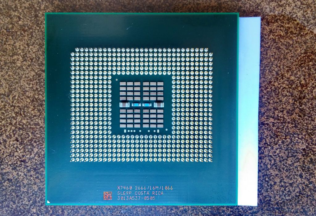 6х ядерный процессор Intel Xeon X7460 SLП9З 2.66GHz/16M/1066  LGA604 Вживане - фото фото фото 1