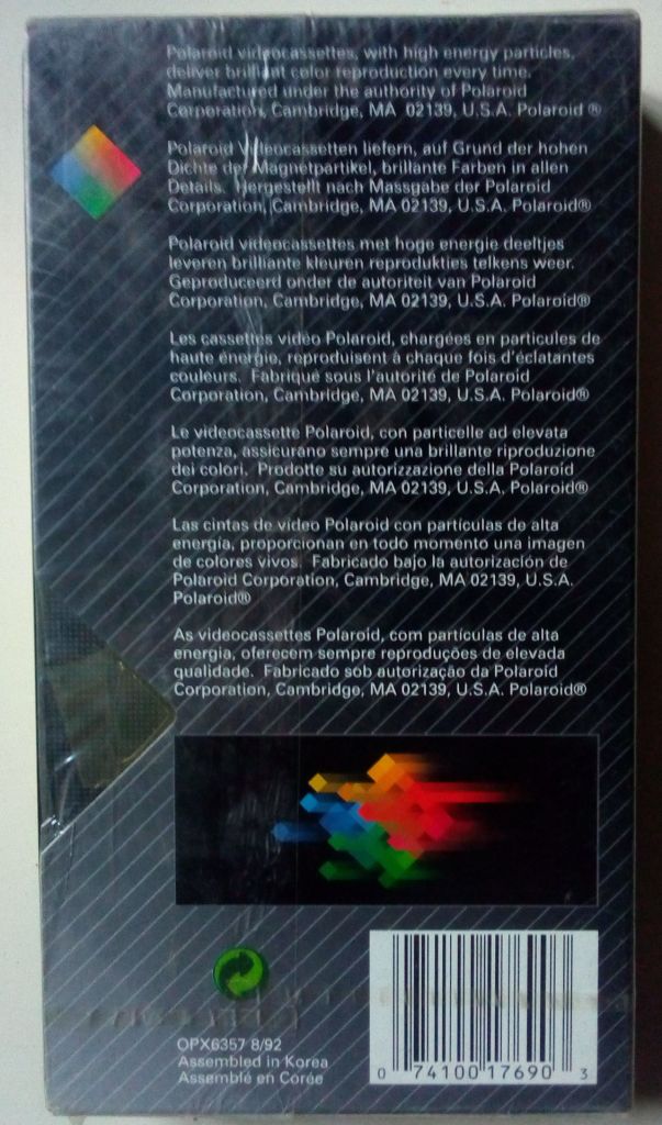Видеокассета Polaroid  E 180 - фото фото фото 1