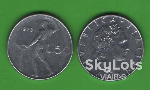 50 лир Италия 1978 - фото фото фото 0