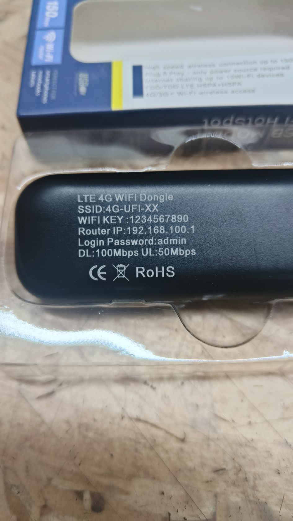 Лот 4G USB Модем WI-FI Роутер LTE 150Mbps black - фото фото фото 1
