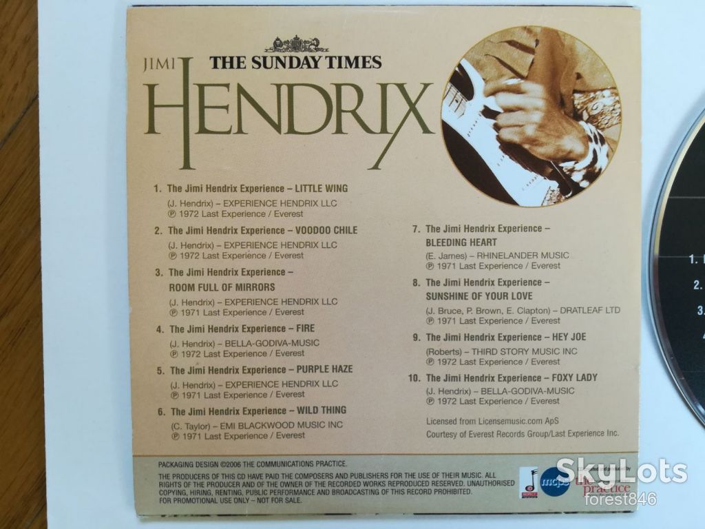 Jimi Hendrix-состояние: 4+ - фото фото фото 2