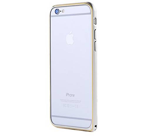 Бампер Remax для iPhone 6/6S Halo Silver - фото фото фото 0