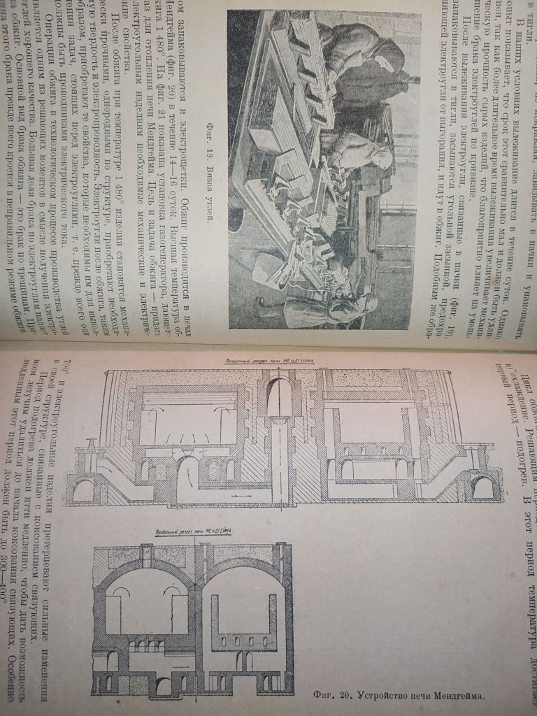 книга: ПРОИЗВОДСТВО ЭЛЕКТРОУГОЛЬНЫХ ИЗДЕЛИЙ 1936г. - фото фото фото 6