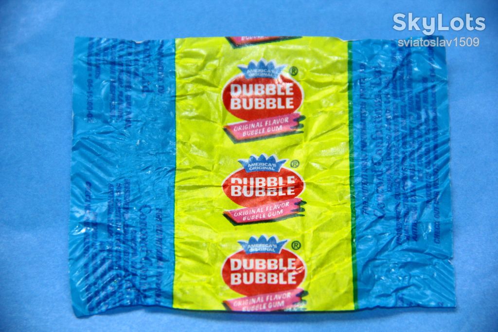 вкладыш этикетка жевательной резинки Dubble Bubble - фото фото фото 0