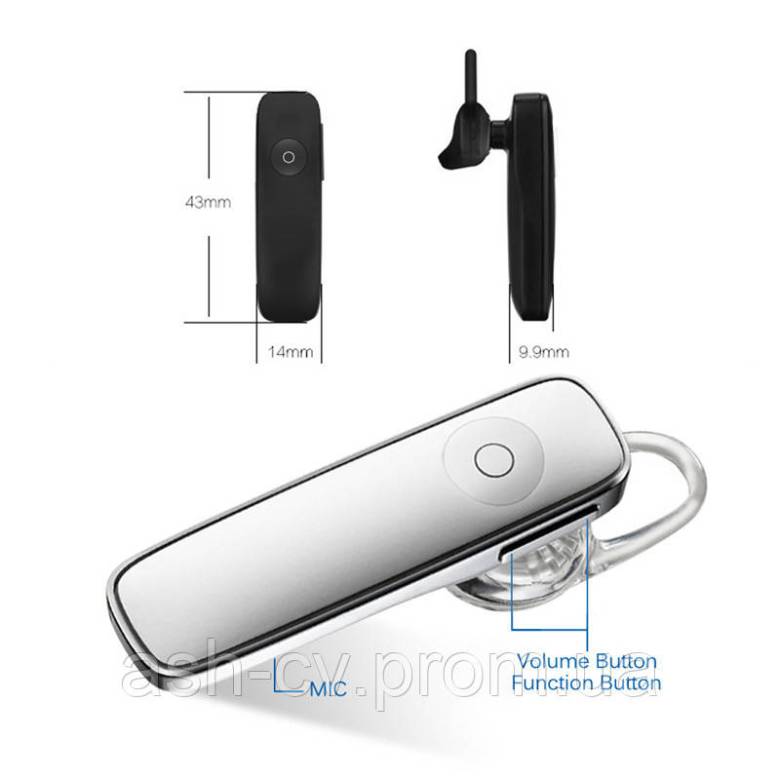 Гарнітура, Bluetooth, White - фото фото фото 7