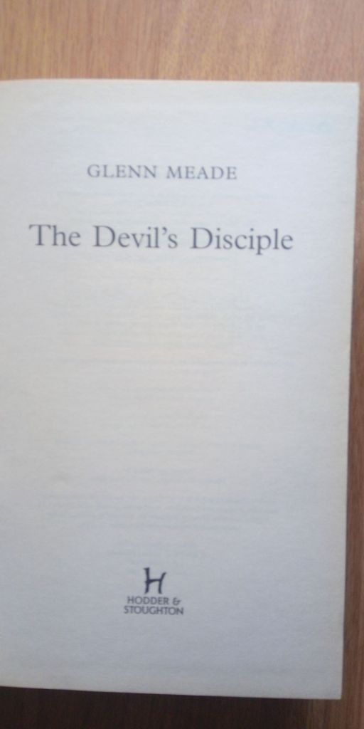 Devil's Disciple The Glenn Meade English на Английском книга - фото фото фото 1