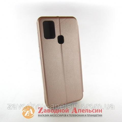 Чехол книжка Samsung A21s A217 Baseus Case rose gold - фото фото фото 1