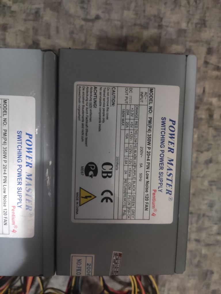 Блок питания Power Master PM (P4) 350W рабочий - фото фото фото 4