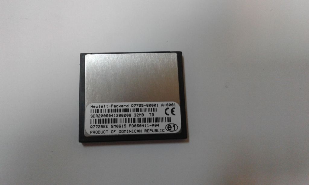 Модуль HP Q7725EE\Q7725-60001 Laserjet Firmware Flashcard 32MB - фото фото фото 0