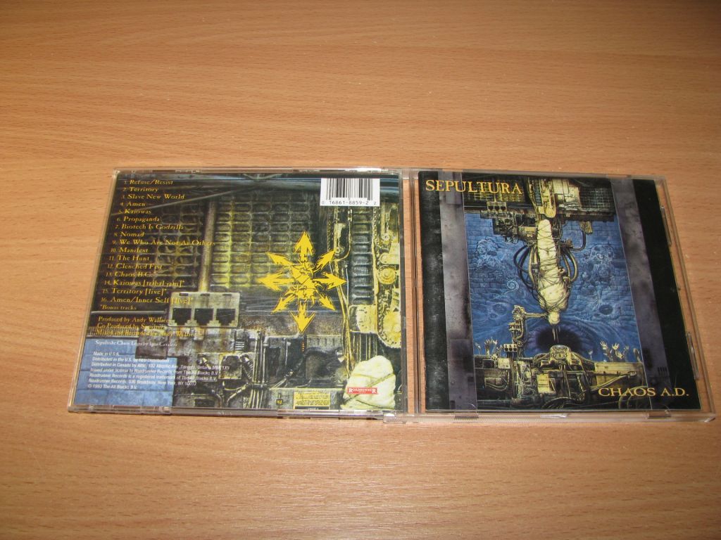 SEPULTURA - Chaos A.D  (1993 Roadrunner USA) - фото фото фото 0