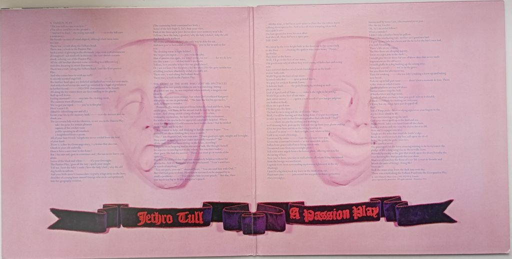 JETHRO TULL  A Passion Play LP  EX-/EX - фото фото фото 1