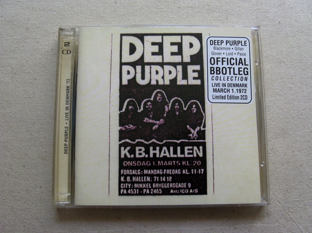 CD Deep Purple. Live in Denmark'72. 1972. 2CD. - фото фото фото 0