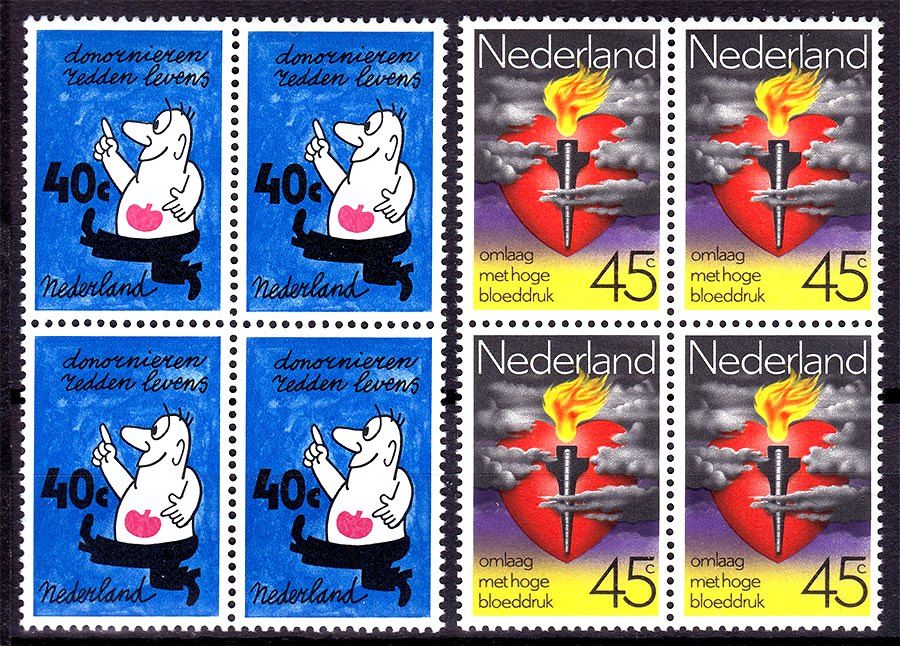 EU  Нидерланды  1978 г  MNH  -  квартблок - фото фото фото 0