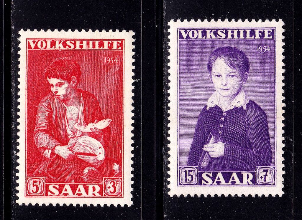 СААР / SAAR Германия   1954  г  MNH - искусство - фото фото фото 0