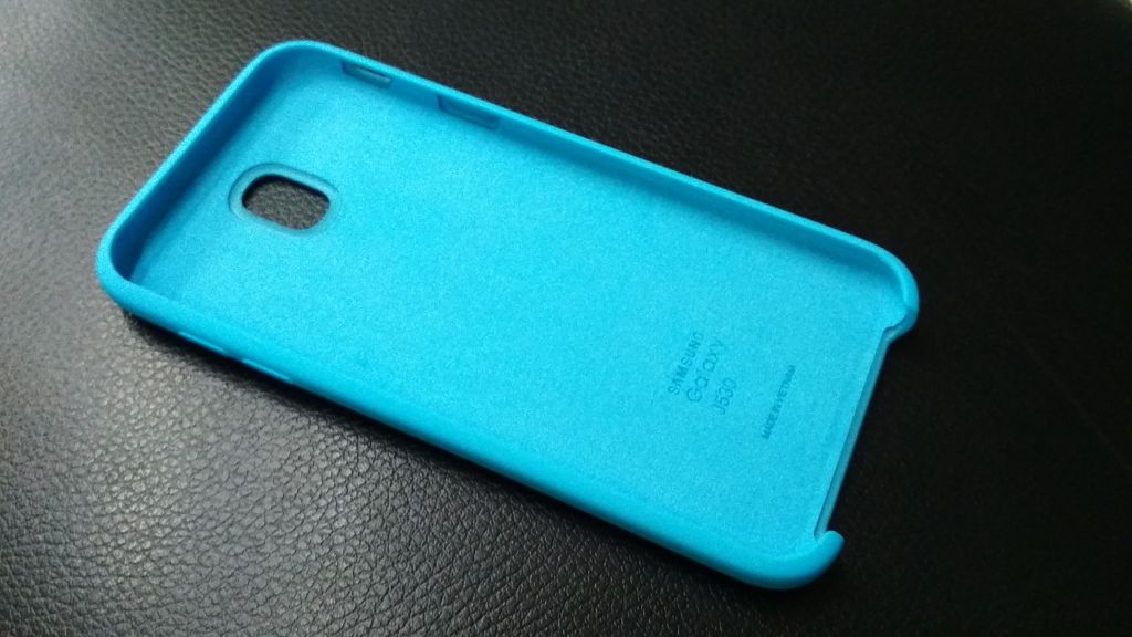 Чехол Silicone Cover для Samsung Galaxy J5 (2017) J530 blue - фото фото фото 3