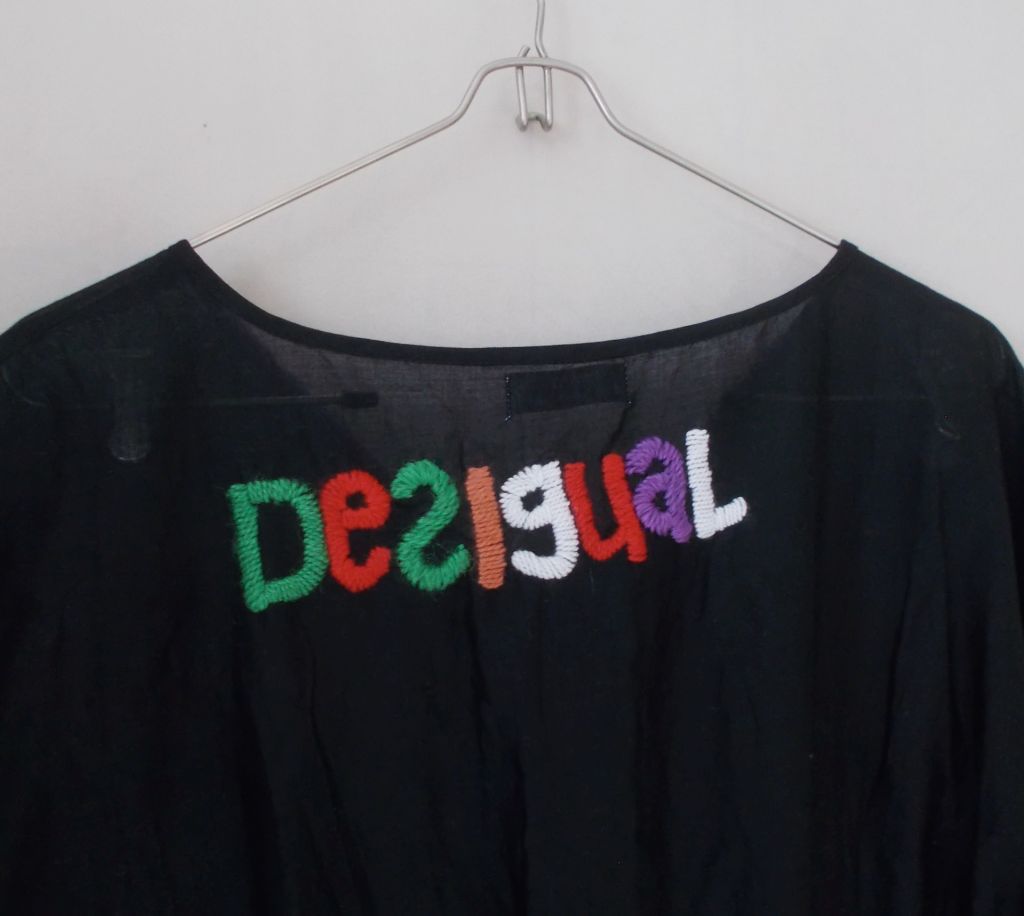 Платье мини летучая мышь тонкое Desigual 50р - фото фото фото 2