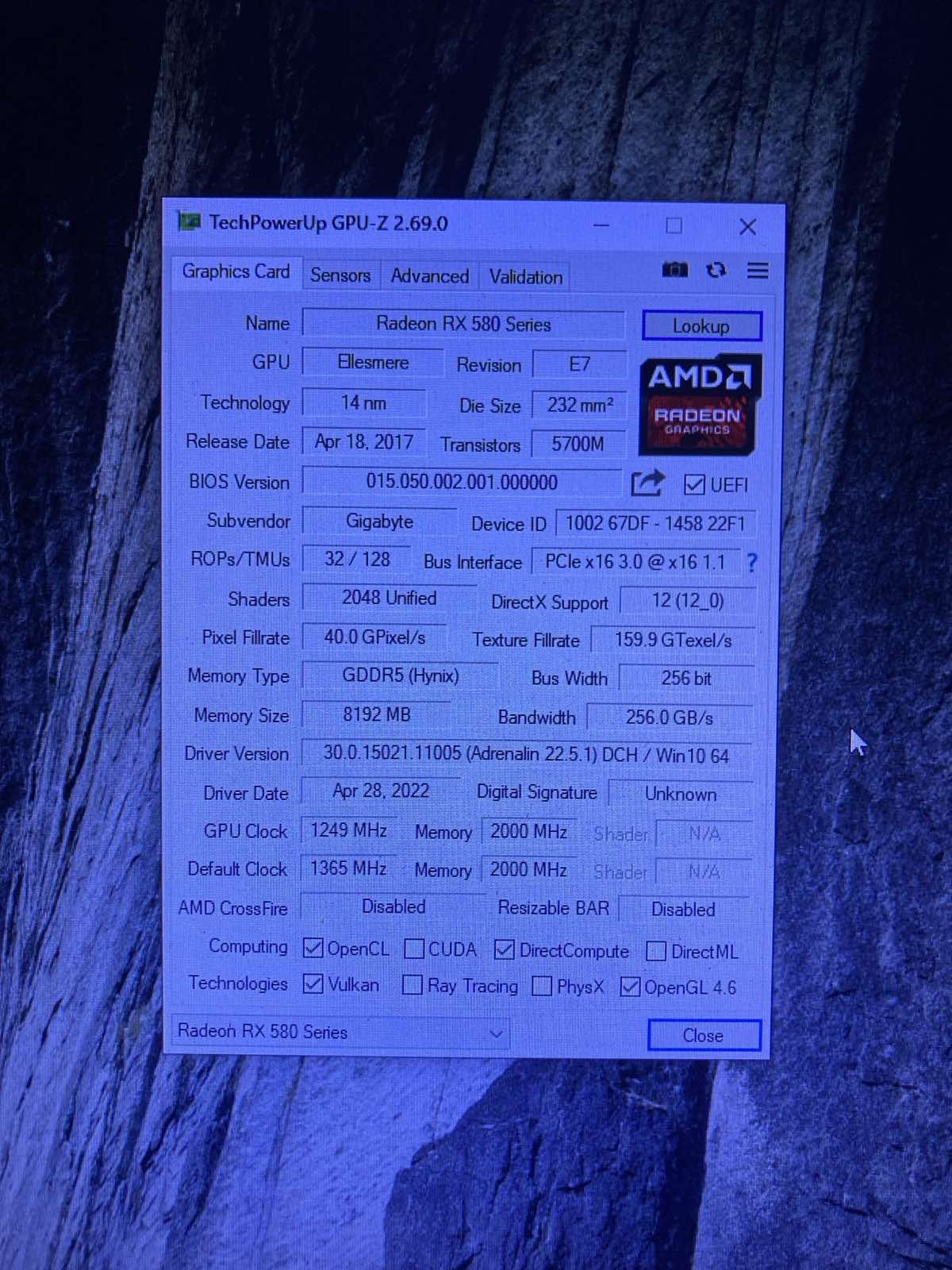 RX 580 8 Gb  Gigabyte Aorus - фото фото фото 4