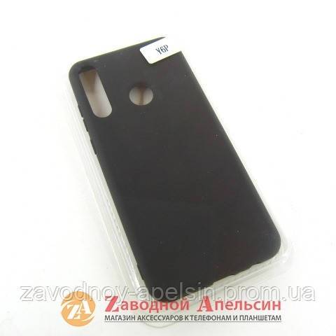Huawei Y6P силиконовый чехол Grand black - фото фото фото 1