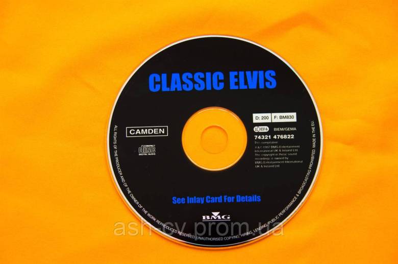 Музичний диск CD. ELVIS PRESLEY - Classic misic - фото фото фото 0