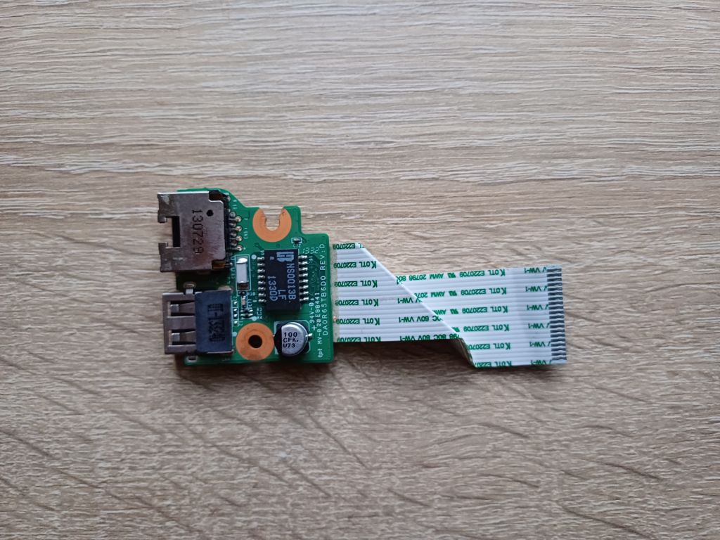 Плата разъемов USB и Ethernet ноутбука HP Pavilion 15-e026sr - фото фото фото 0